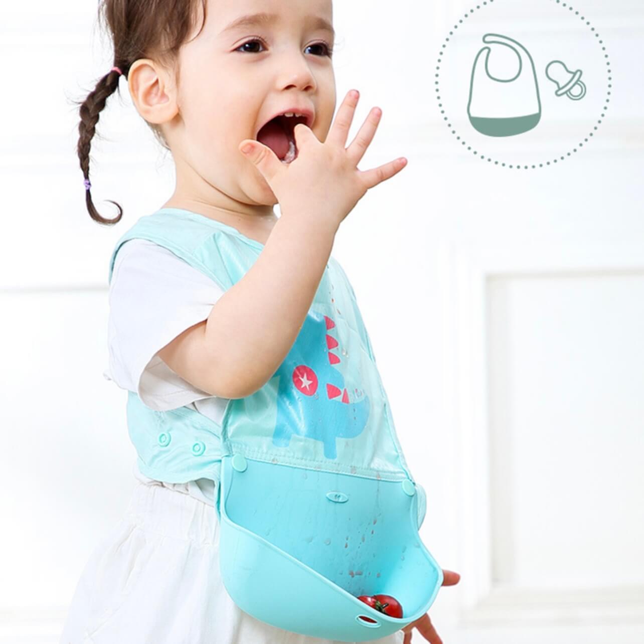 Bavetica din silicon pentru bebe