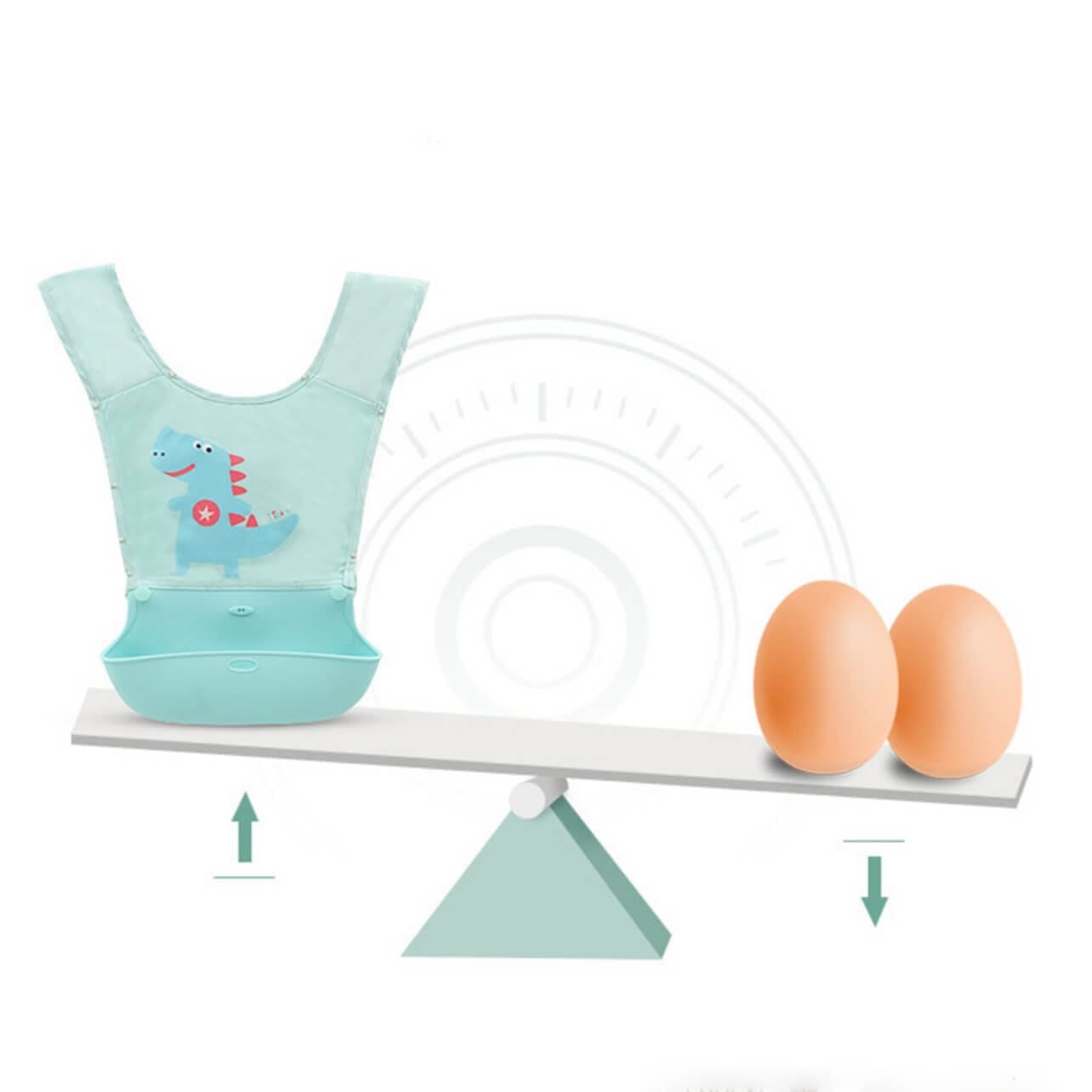 Bavetica din silicon pentru bebe