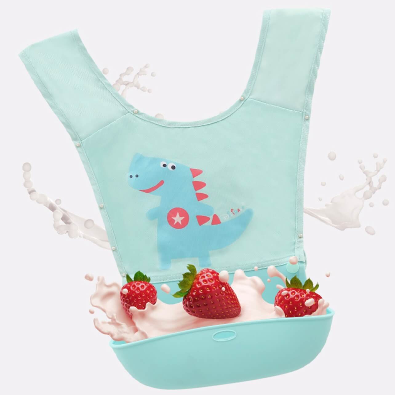 Bavetica din silicon pentru bebe