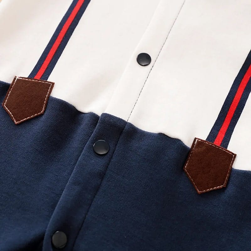 Costum bebe din bumbac 100% ROYAL BLUE