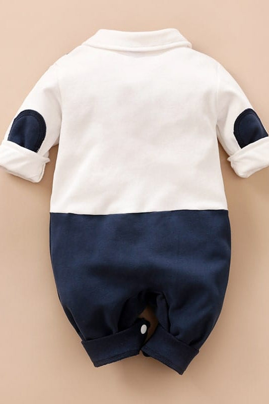 Costum bebe din bumbac 100% ROYAL BLUE
