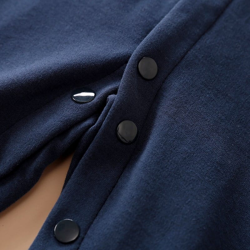 Costum bebe din bumbac 100% ROYAL BLUE