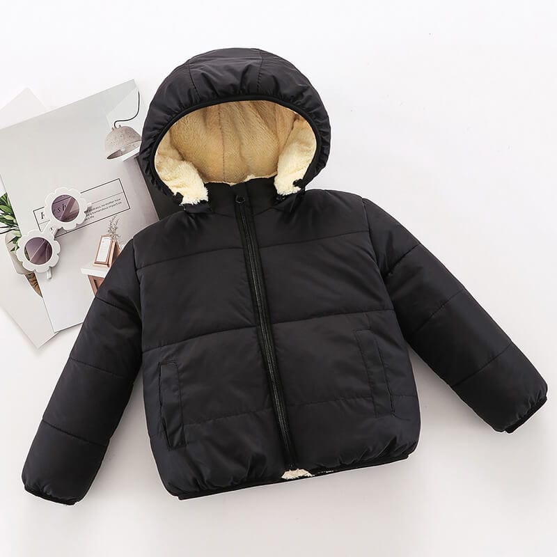 Geaca vatuita imblanita pentru copii