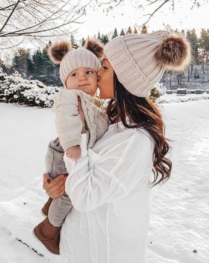 caciula bebe si mama