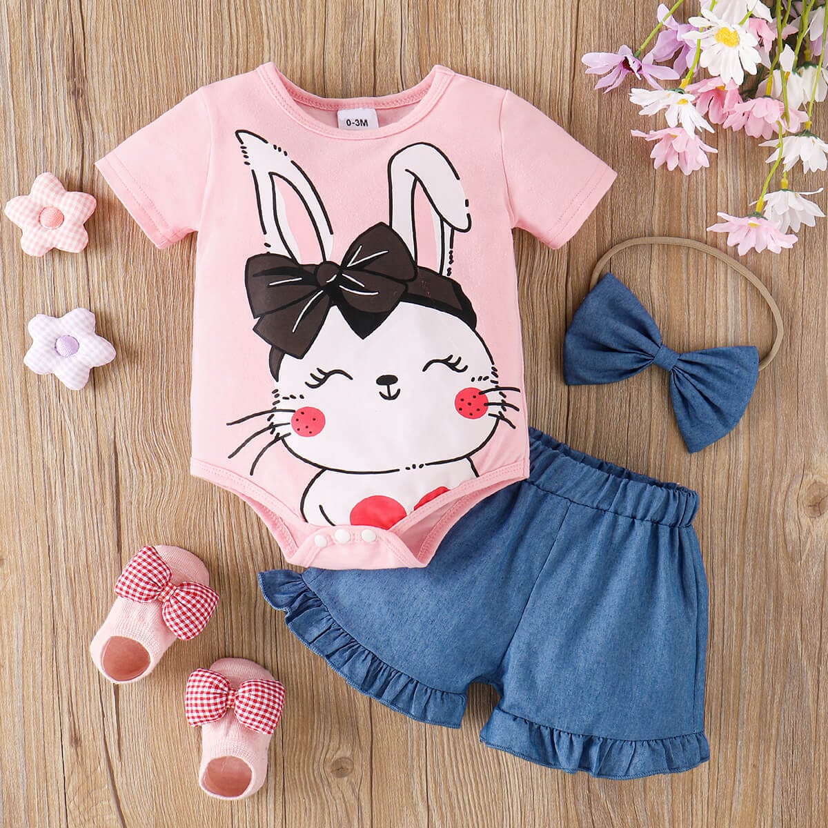 Compleu pentru bebe fetita SWEETY-RABBIT