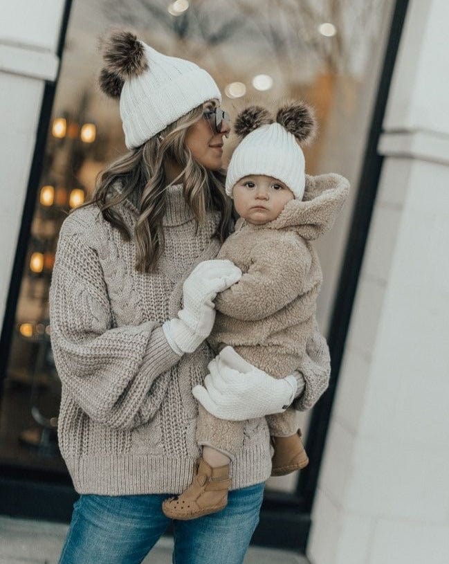 caciula bebe si mama