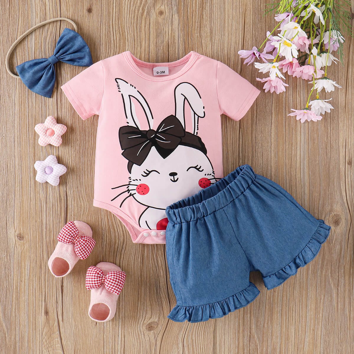 Compleu pentru bebe fetita SWEETY-RABBIT
