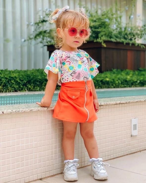 Fusta si tricou pentru copii MAIA