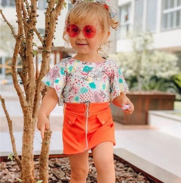 Fusta si tricou pentru copii MAIA