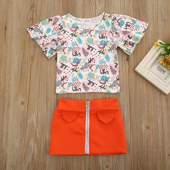 Fusta si tricou pentru copii MAIA