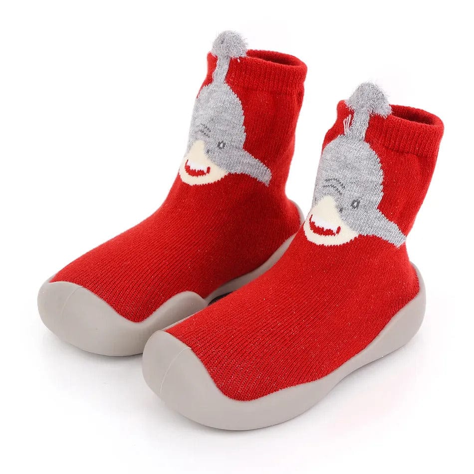 Mocasini cu talpa antiderapanta pentru copii