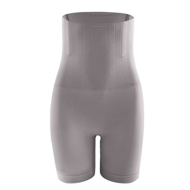 Pantaloni scurti modelatori cu talie inalta pentru controlul burticii si talie subtire