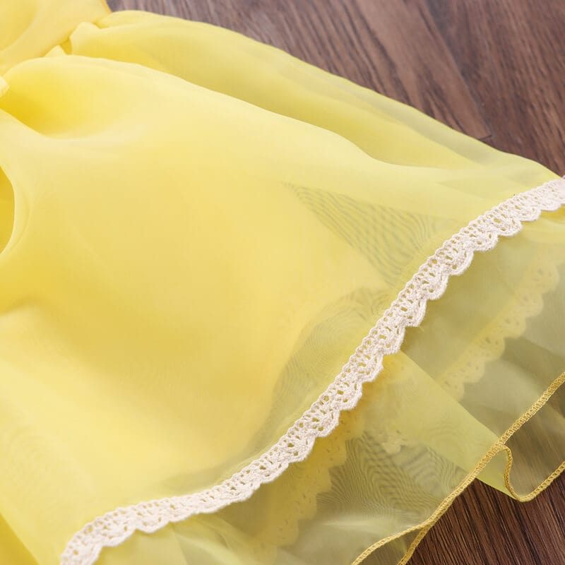 Rochita de ocazie pentru bebe YELLOW