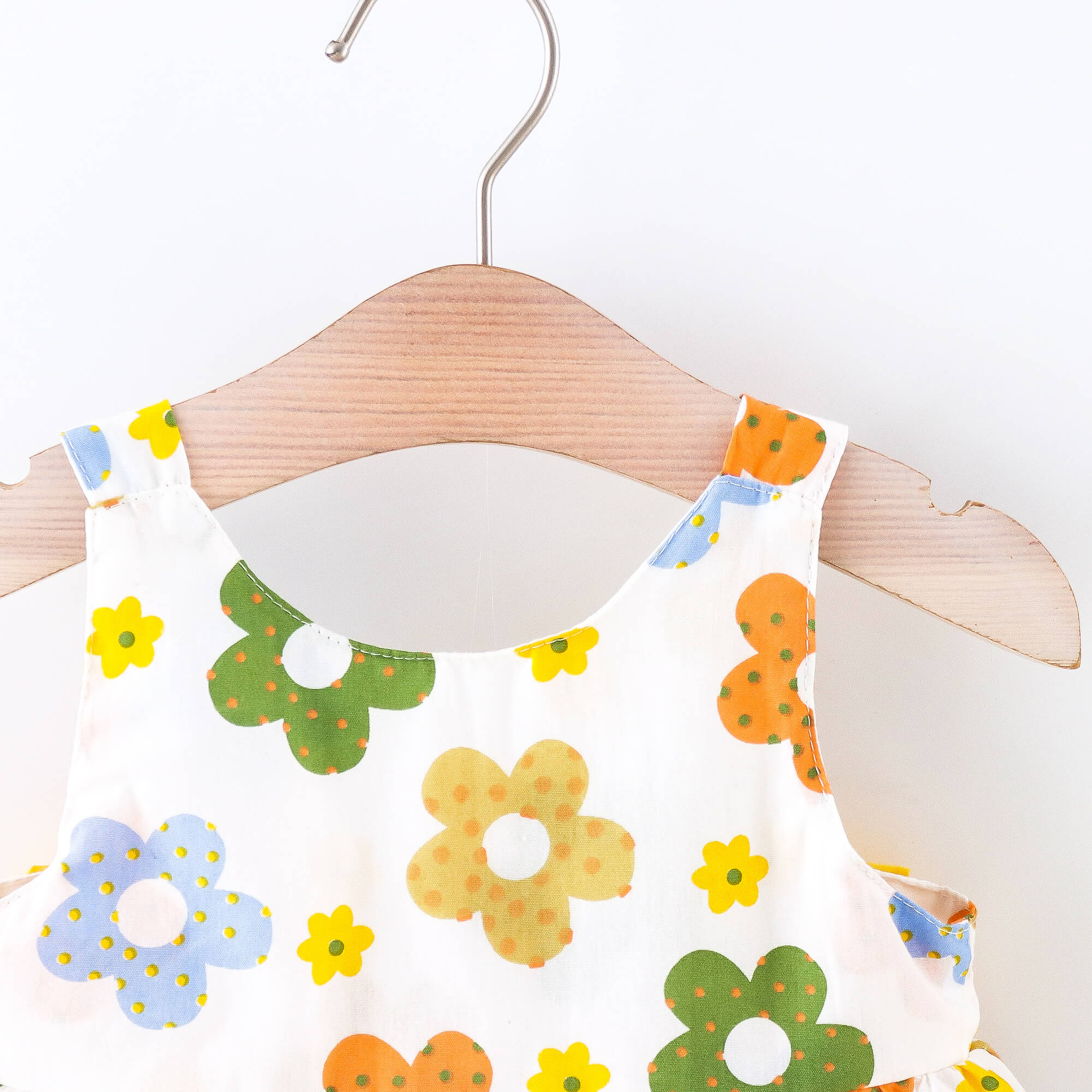 Rochita si palarie GALBEN-FLORAL