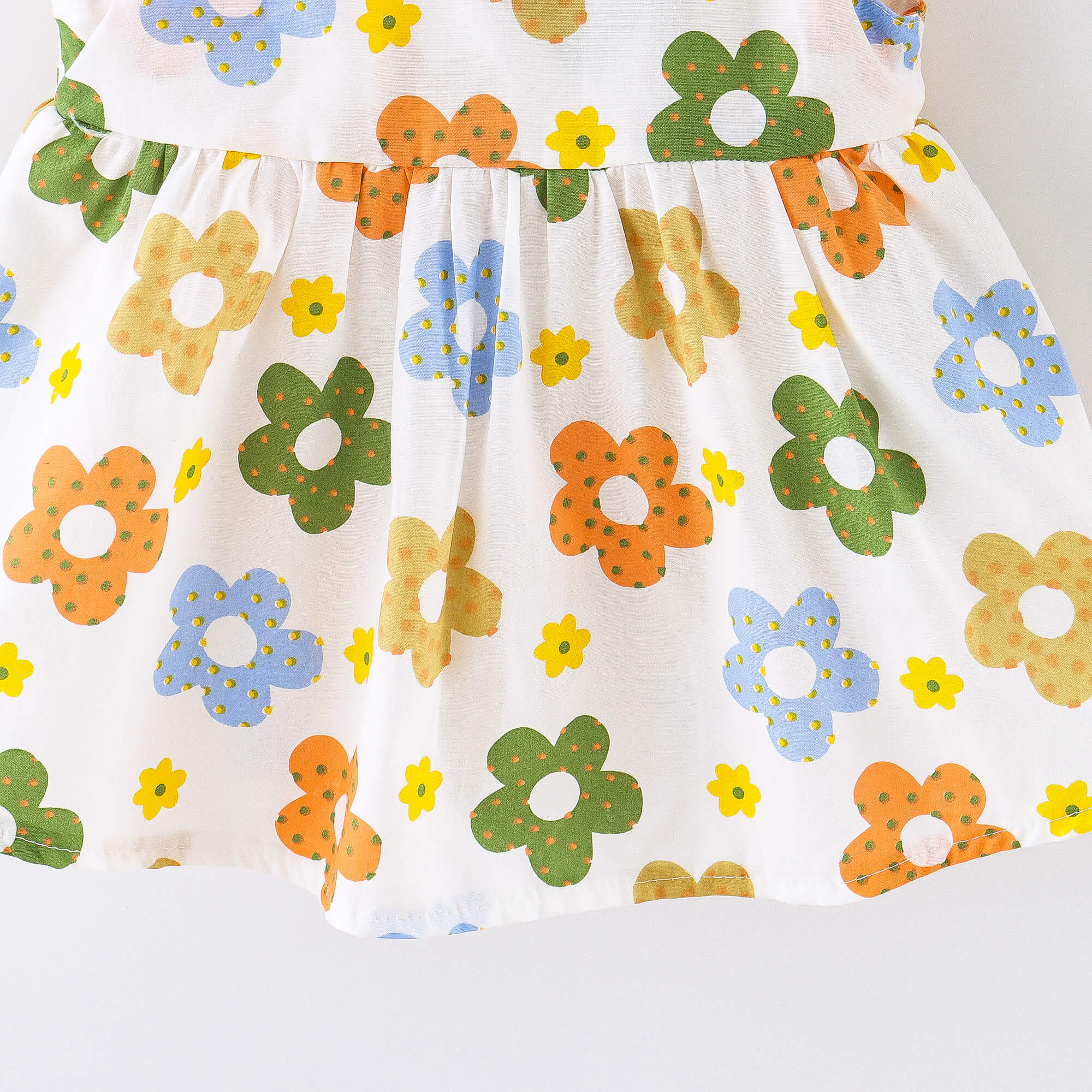 Rochita si palarie GALBEN-FLORAL