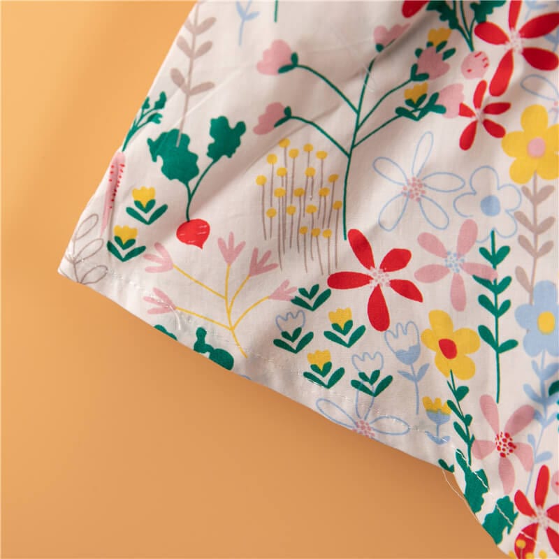 Rochita si palarie pentru fetite PINK-FLORAL