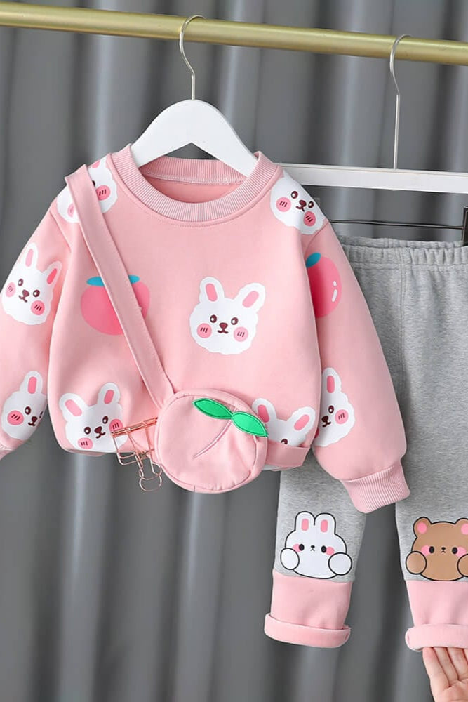 Compleu de catifea din doua piese NOVA