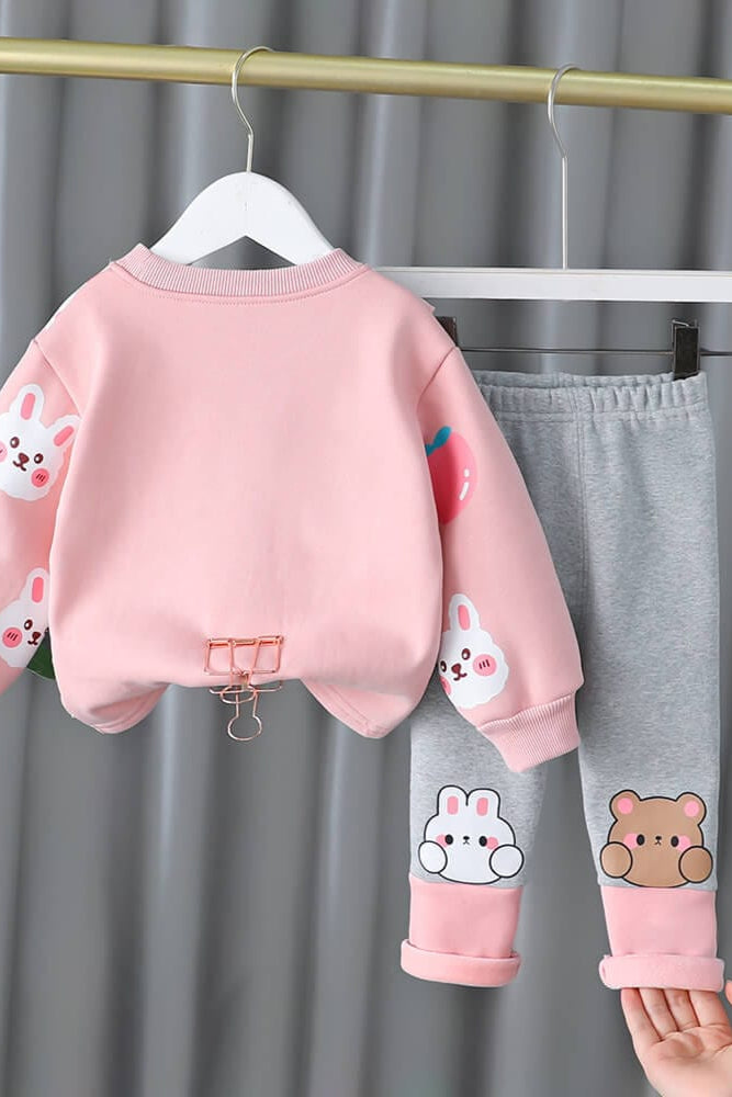 Compleu de catifea din doua piese NOVA