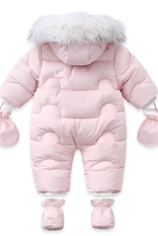 Salopeta groasa de iarna pentru bebelusi