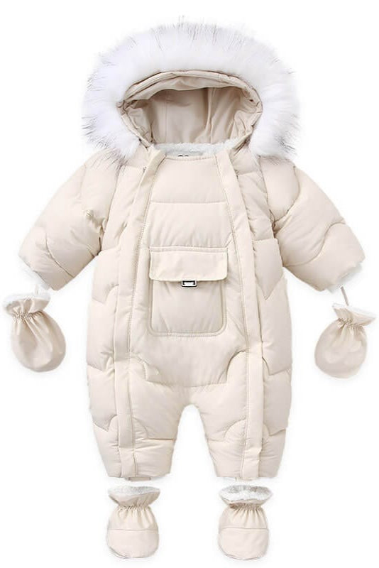 Salopeta groasa de iarna pentru bebelusi