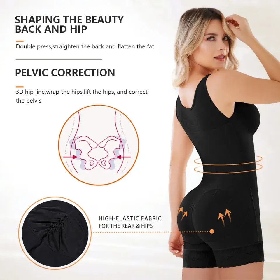 Body modelator cu pantaloni scurti, ideal pentru rochii si pantaloni