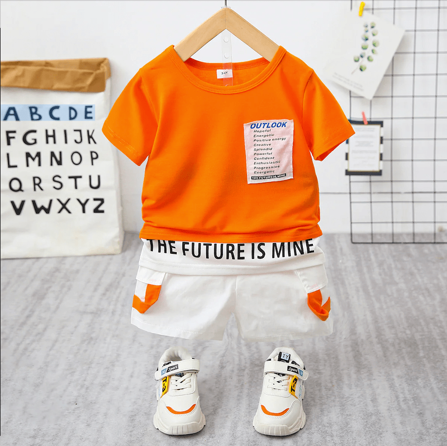 Compleu pentru baieti ORANGE