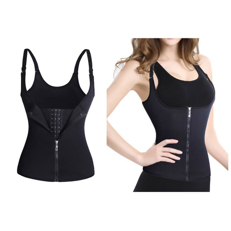 Body Modelator Corset modelator cu fermoar, cu aplicație în 3 straturi tip maieu