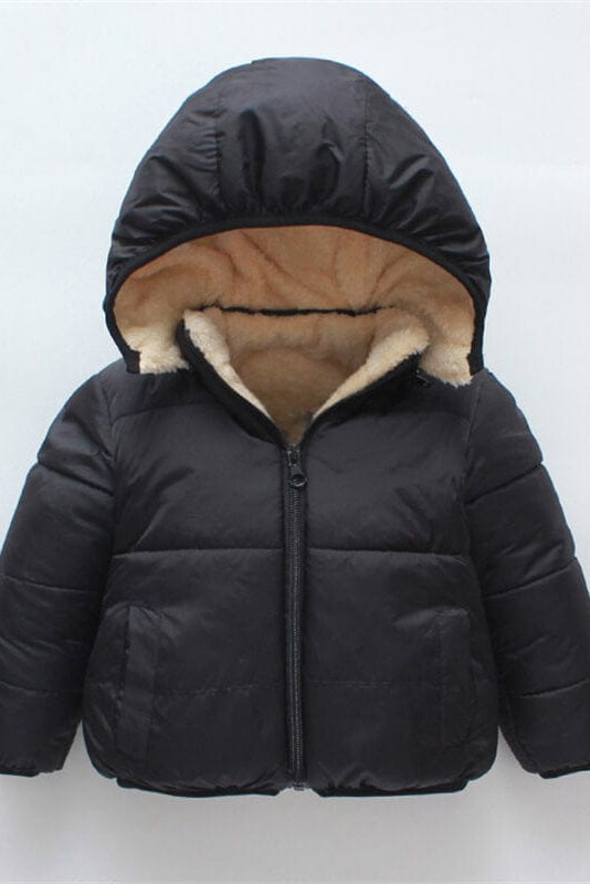 Geaca vatuita imblanita pentru copii