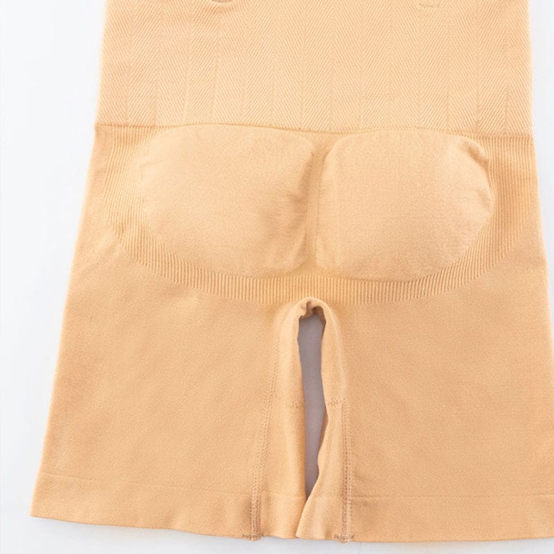 Pantaloni scurti modelatori cu talie inalta pentru controlul burticii si talie subtire